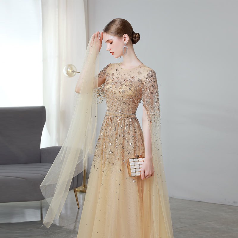 أناقة ذهبية فاخرة - Rebecca Fashion