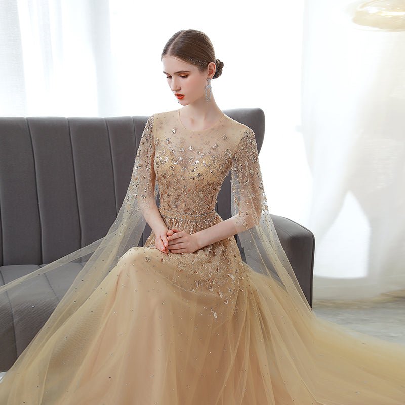 أناقة ذهبية فاخرة - Rebecca Fashion