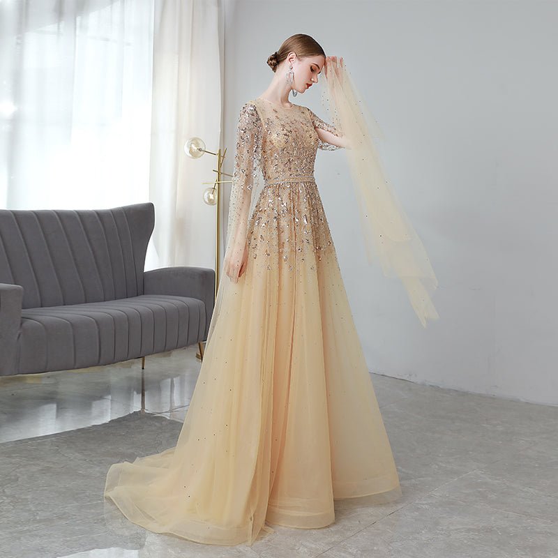 أناقة ذهبية فاخرة - Rebecca Fashion