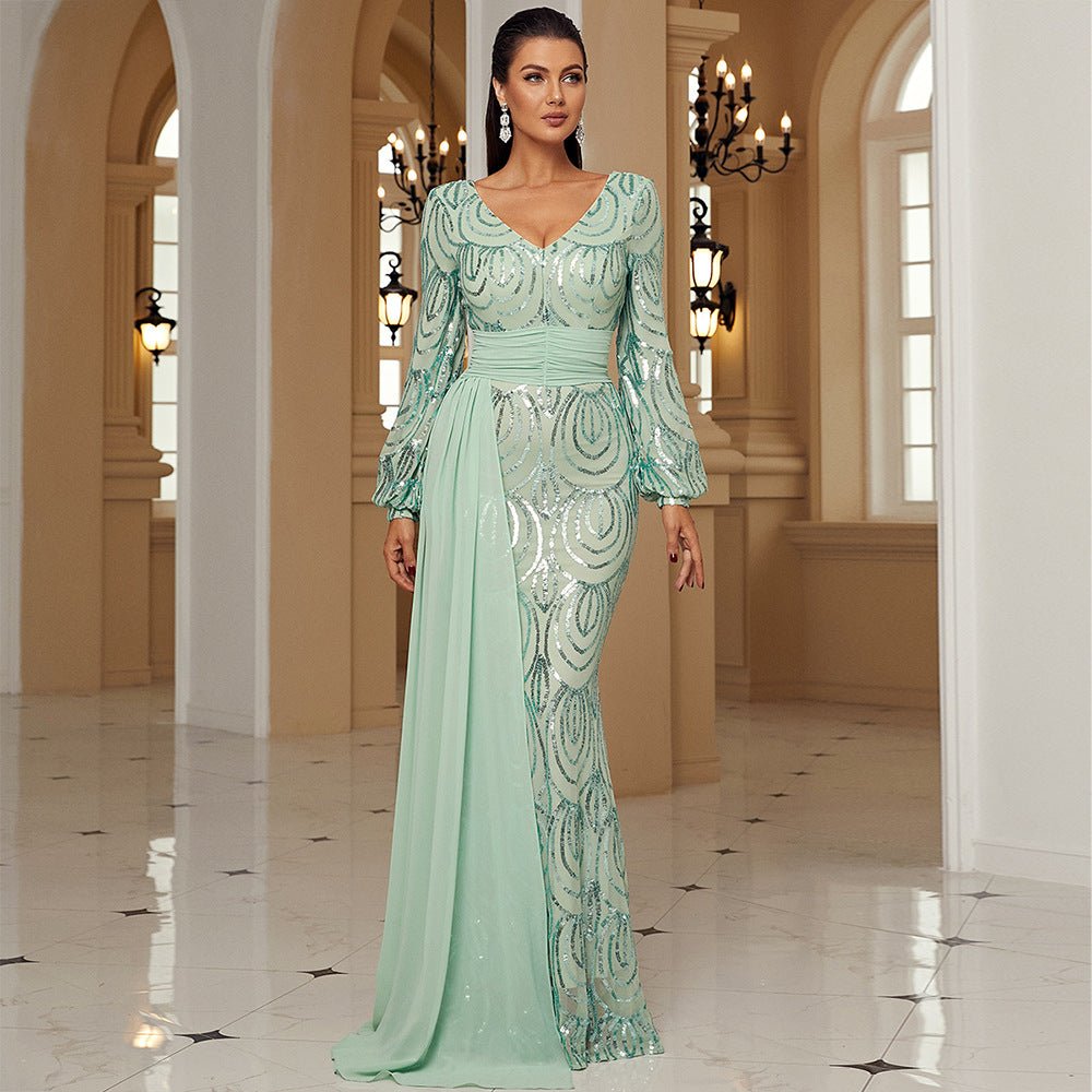 فستان بريق أنثوي - Rebecca Fashion