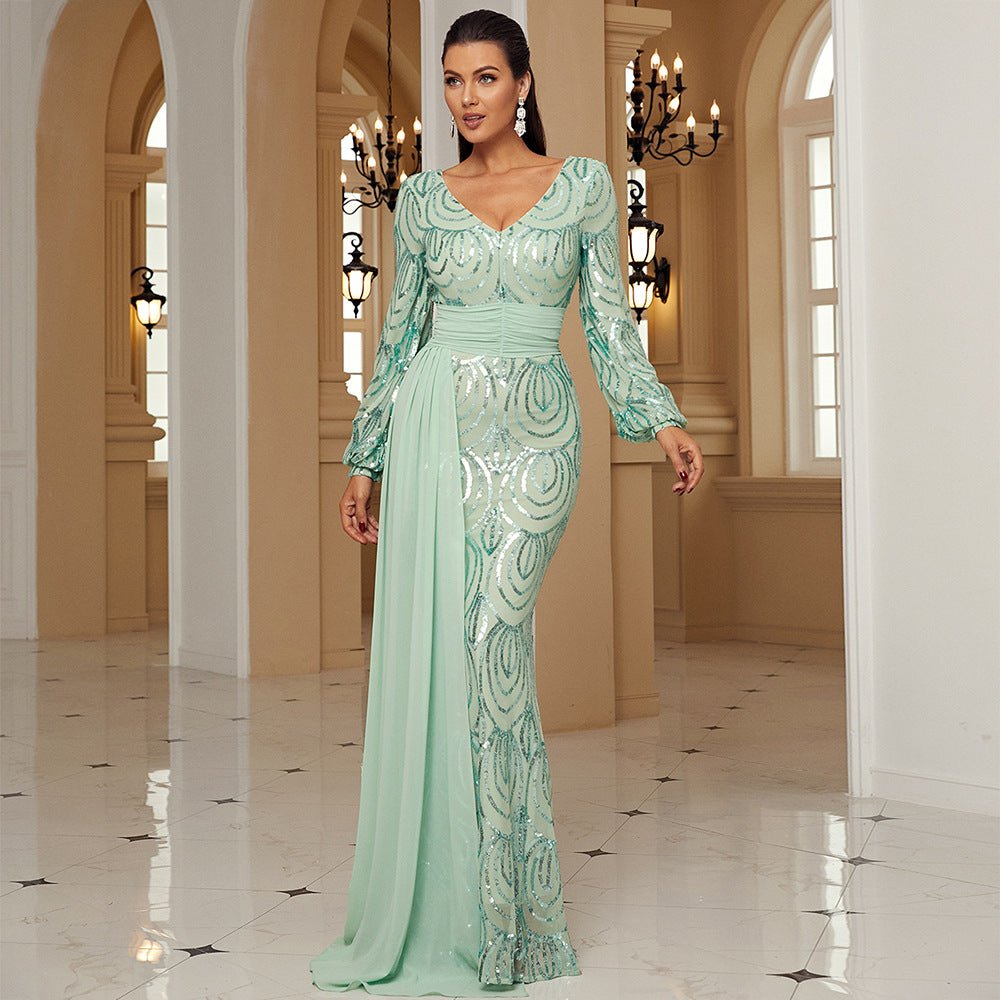 فستان بريق أنثوي - Rebecca Fashion